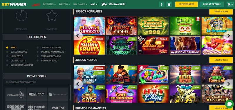 Betwinner - Mejores bonos de casino méxico 2025