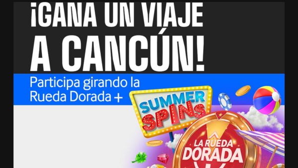 betway Gira la Rueda Dorada Plus y gana un viaje a Cancun