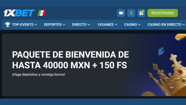 Bono de bienvenida de 1xBet Casino