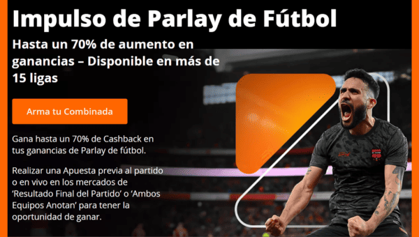 Promociones disponibles en Betsson México: Impulso de Parlay de Futbol
