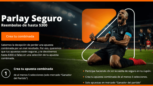 Promociones disponibles en Betsson México: Parlay Seguro