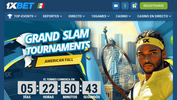 Otros bonos y promociones de 1xbet: Torneos Grand Slam